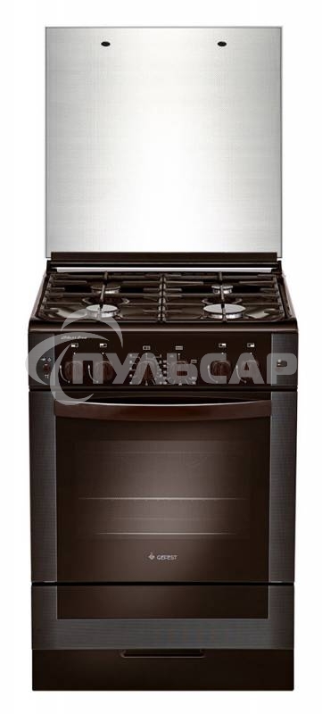 Плита газовая Gefest ПГ 6300-02 0047 коричневый, конфорок 4 шт, духовка 52 л, 60 см x 85 см x 60 см