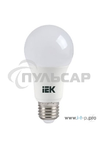 Лампа светодиодная ECO A60 11Вт грушевидная 3000К тепл. бел. E27 990лм 230-240В ИЭК LLE-A60-11-230-30-E27