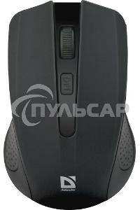 Мышь беспроводная Defender Accura MM-935 черный, 1600 dpi, радиоканал, USB, кнопки - 4