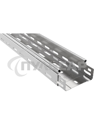 Лоток листовой перфорированный 100х50 L3000 сталь 0.7мм ИЭК CLP10-050-100-3