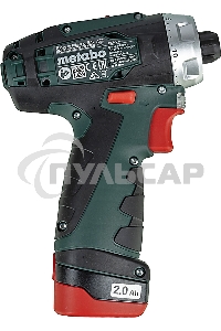 Дрель-шуруповерт Metabo PowerMaxx BS 600984000, Аккумуляторный, 10,8В, 2 АКБ