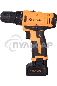 Дрель-шуруповерт Вихрь ДА-24Л-2к 72/14/18, Аккумуляторная, 24В