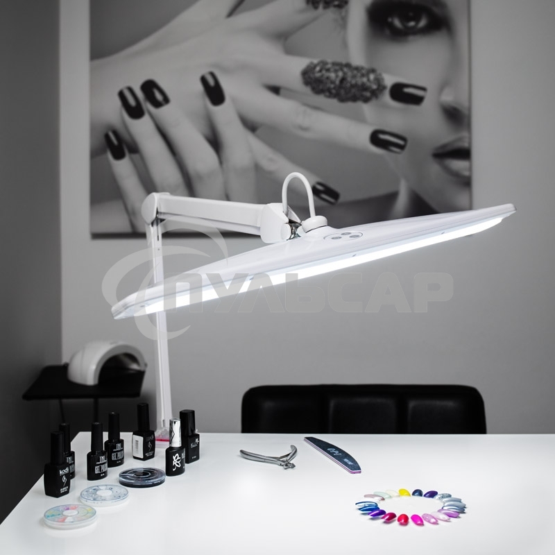 Лампа настольная бестеневая Rexant, струбцина, 