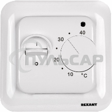 Терморегулятор Rexant механический с датчиком температуры пола /3500Вт/ 51-0531