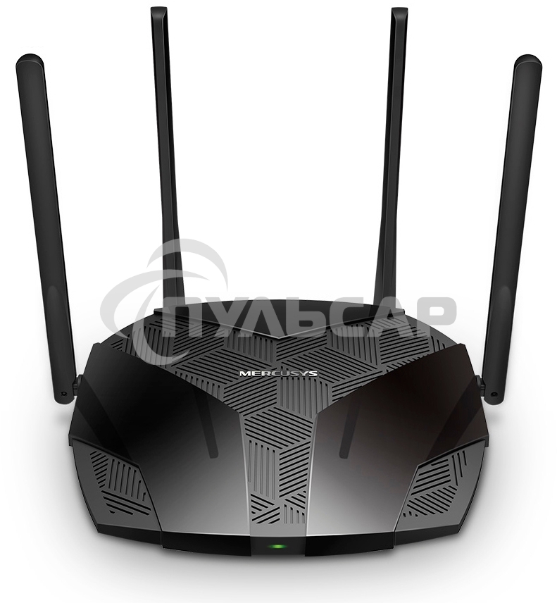 Роутер Mercusys MR70X AX1800 Dual-Band WiFi 6 Router, 574 Mbps at 2.4 GHz + 1201 Mbps at 5 GHz,4× Fixed External Antennas, 3× Gigabit LAN Ports, 1× Gigabit WAN Port, 1024-QAM, OFDMA, Router/Access Point Mode, MU-MIMO, WPA3, TWT, BSS Color