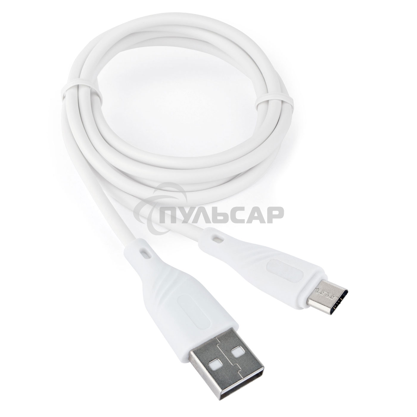 Кабель USB2.0 Cablexpert CCB-mUSB2-AMBMO1-1MW, AM/microB, издание Classic 0.1, длина 1м, белый, блистер
