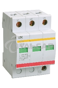 Ограничитель перенапряжения ОПС1-B 3P ИЭК MOP20-3-B