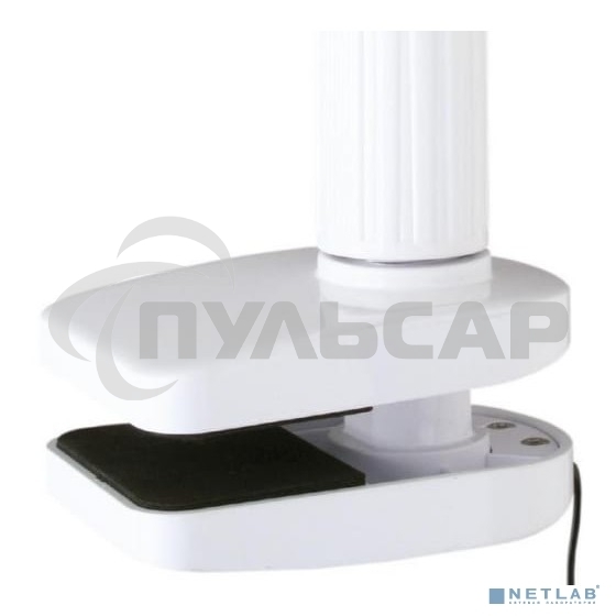 Лампа настольная Camelion KD-793 C01 белый LED 6Вт зажим-струбцина 230В сенс. вкл-е 4 ур.ярк 4000К