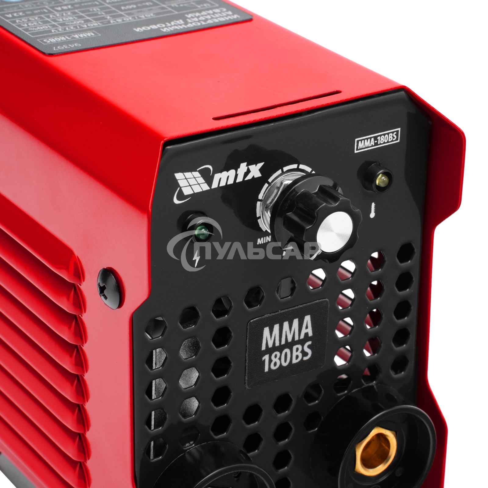 Инверторный аппарат дуговой сварки MMA-180BS, 180 А, ПВ 60% MTX
