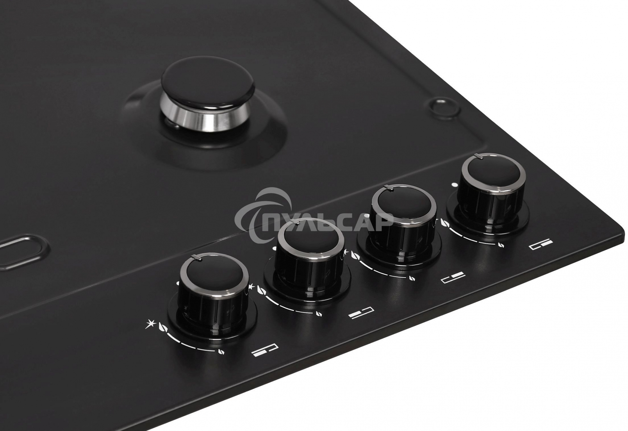 Газовая варочная панель Gefest ПВГ 1214-01 К2 черный матовый