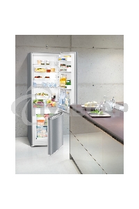 Холодильник Liebherr CUELE 2831-26 001 серебристый двухкамерный 219/53л морозилка снизу