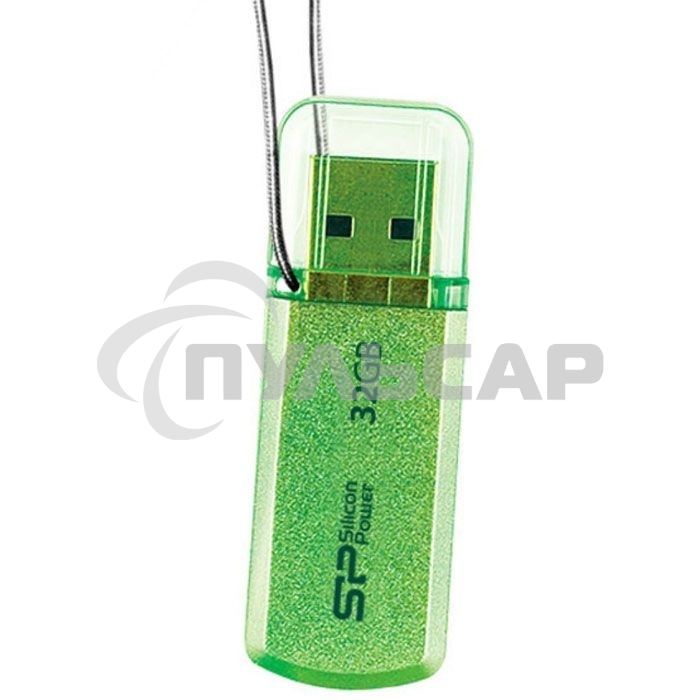 Флешка USB Silicon Power R/W 32 Gb Helios 101 SP032 Gb,UF2101V1N USB 2.0 зеленый