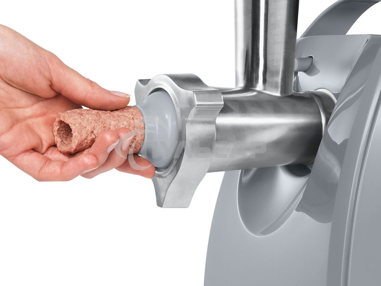 Мясорубка электрическая Bosch ProPower MFW66020 1800Вт белый/серый