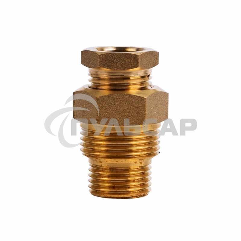 Сальник с двойной резьбой 1/2 и 3/4 для ввода кабеля в трубу PROconnect