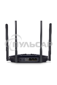 Роутер Mercusys MR70X AX1800 Dual-Band WiFi 6 Router, 574 Mbps at 2.4 GHz + 1201 Mbps at 5 GHz,4× Fixed External Antennas, 3× Gigabit LAN Ports, 1× Gigabit WAN Port, 1024-QAM, OFDMA, Router/Access Point Mode, MU-MIMO, WPA3, TWT, BSS Color