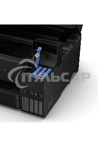 МФУ Epson L6190 (C11CG19404), 4-цветный струйный СНПЧ принтер/сканер/копир/факс A4, 33 (20 цв) стр/мин, 4800x1200 dpi, ADF30, дуплекс, подача: 250 лист., вывод: 30 лист., USB, Wi-Fi, Wi-Fi Direct, Epson Connect, печать фотографий, печать без полей, сенсор