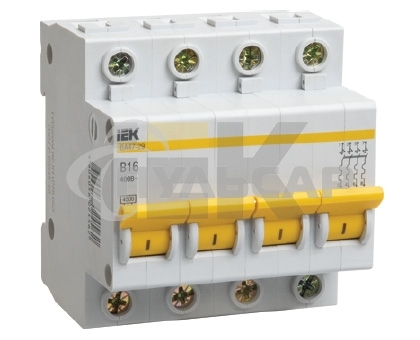 Выключатель автоматический модульный 4п C 25А 4.5кА ВА47-29 ИЭК MVA20-4-025-C