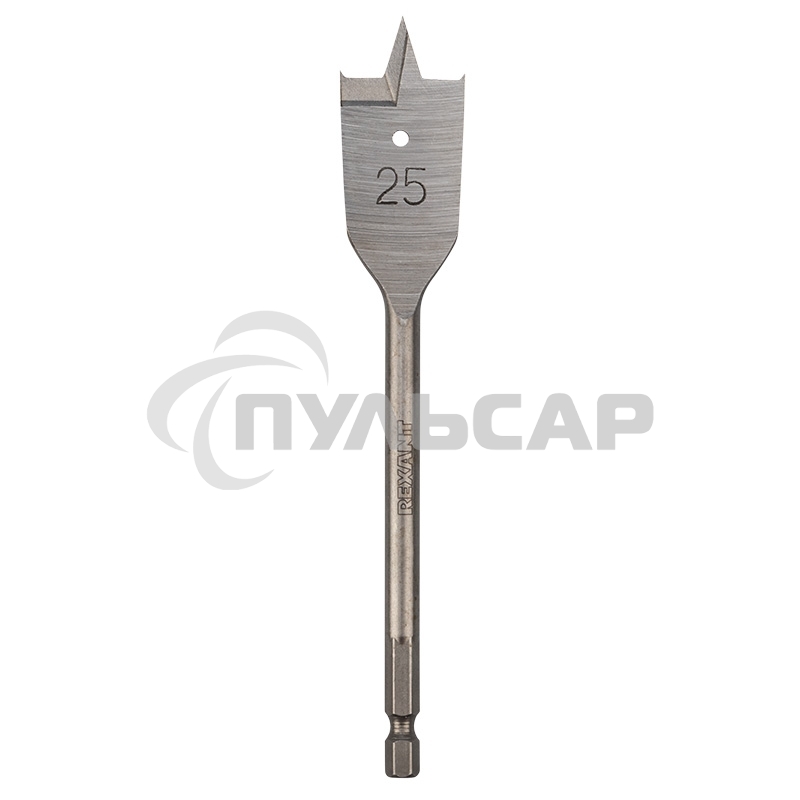 Сверло перовое по дереву 25х152 мм (шестигранный хвостовик) Kranz