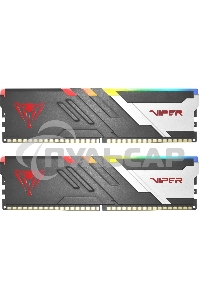 Оперативная память Patriot Viper Venom, DDR5, 32Gb (2x16Gb), 6600MHz, CL34, DIMM, с радиаторами, RGB, черный