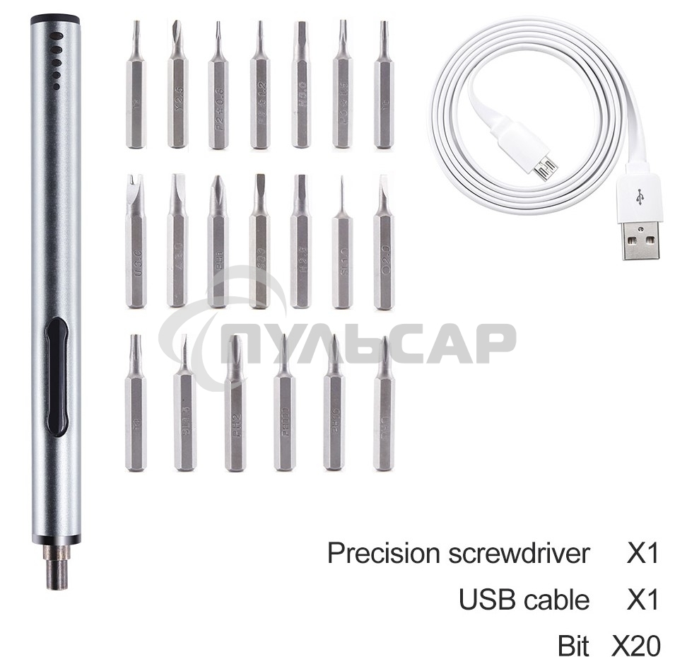 Аккумуляторная отвертка Best 9911a с набором бит