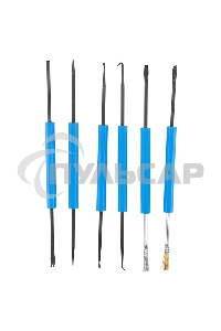 Набор монтажного инструмента для пайки Rexant, 6 предметов