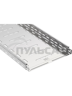 Лоток листовой перфорированный 400х50 L3000 сталь 1мм ИЭК CLP10-050-400-3