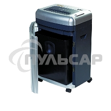 Шредер Office Kit S230 2x15 (секр.P-5)/фрагменты/17лист./35лтр./скрепки/скобы/пл.карты/CD