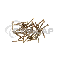 Саморез универсальный KRANZ 3х25 желтый цинк, пакет (1000 шт/уп)