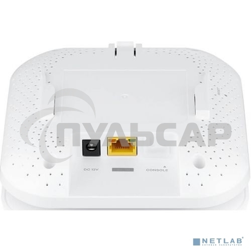 Гибридная точка доступа Zyxel NebulaFlex NWA50AX, WiFi 6, 802.11a/b/g/n/ac/ax (2,4 и 5 ГГц), MU-MIMO, антенны 2x2, до 575+1200 Мбит/с, 1xLAN GE, PoE, без поддержки Captive portal и WPA-Enterprise, защ