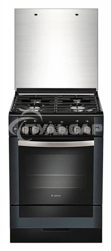 Плита газовая Gefest ПГ 6300-02 0046 черный, конфорок 4 шт, духовка 52 л, 60 см x 85 см x 60 см