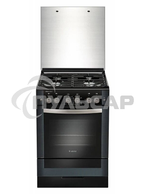 Плита газовая Gefest ПГ 6300-02 0046 черный, конфорок 4 шт, духовка 52 л, 60 см x 85 см x 60 см