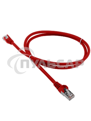 Патч-корд LANMASTER LSZH FTP кат.5e, 10 м, красный