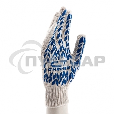 Перчатки трикотажные, ПВХ-покрытие 