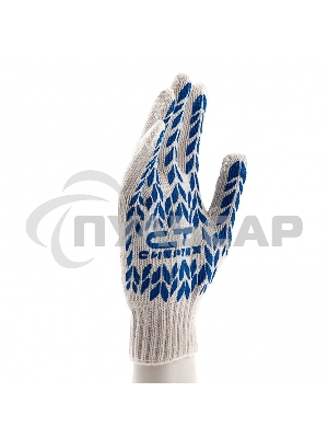 Перчатки трикотажные, ПВХ-покрытие 