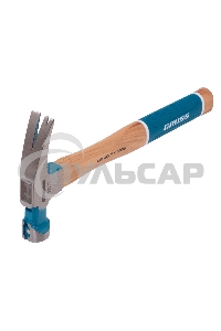 Молоток-гвоздодер,560 г, угол 75, магнит, обрезиненная рукоятка AMERICAN HICKORY GROSS