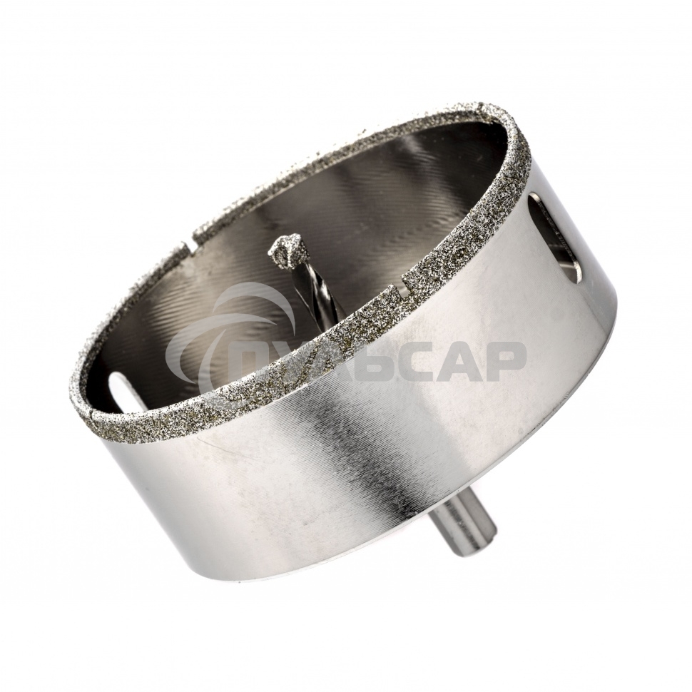 Сверло алмазное Matrix по керамограниту, 100 х 67 мм, 3-гранный хвостовик