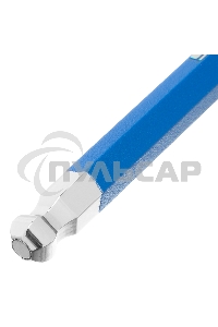 Набор ключей GROSS 16400 имбусовых hex 1.5–10мм s2 9шт магнит экстра-длин. с шаром хром/краска