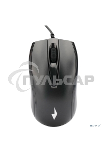 Мышь проводная Gembird MOP-110 черный, 1000 dpi, USB, кнопки - 3