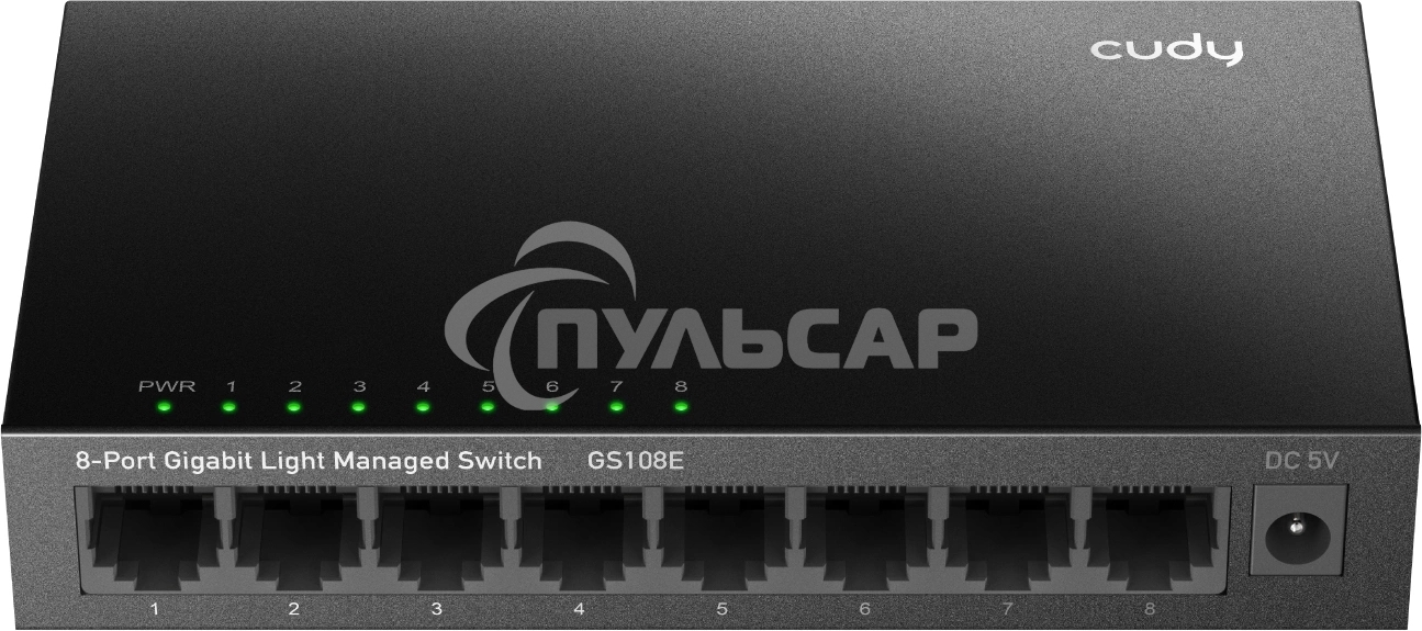 Коммутатор Cudy GS108E (L2+) 8x1Gbит/с настраиваемый