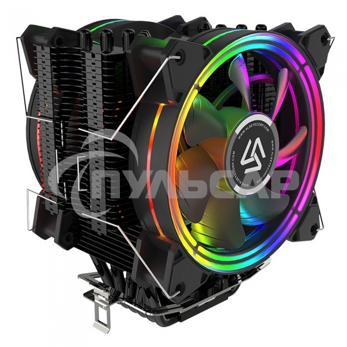 Кулер для процессора Alseye H120D черный, 120 мм, алюминий/медь, 2000 об/мин, 35.5 дБ, 4 pin, 200 Вт, 154 мм