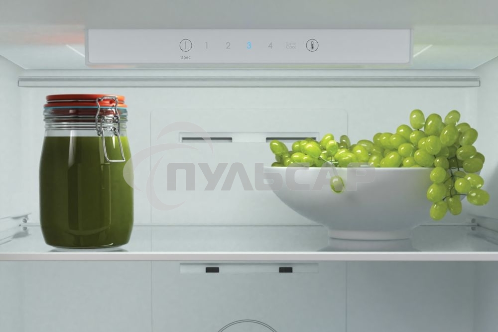 Холодильник Candy CCRN 6180S серебро двухкамерный 227/106л морозилка снизу, No Frost