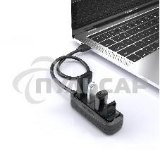 Концентратор Vention USB 2.0 на 4 порта черный VAS-J43-B015