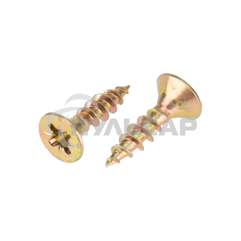 Саморез универсальный KRANZ 4х16, желтый цинк, пакет (1000 шт/уп)