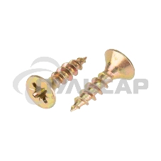 Саморез универсальный KRANZ 4х16, желтый цинк, пакет (1000 шт/уп)