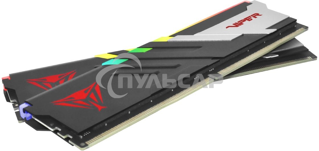 Оперативная память Patriot Viper Venom, DDR5, 32Gb (2x16Gb), 6600MHz, CL34, DIMM, с радиаторами, RGB, черный