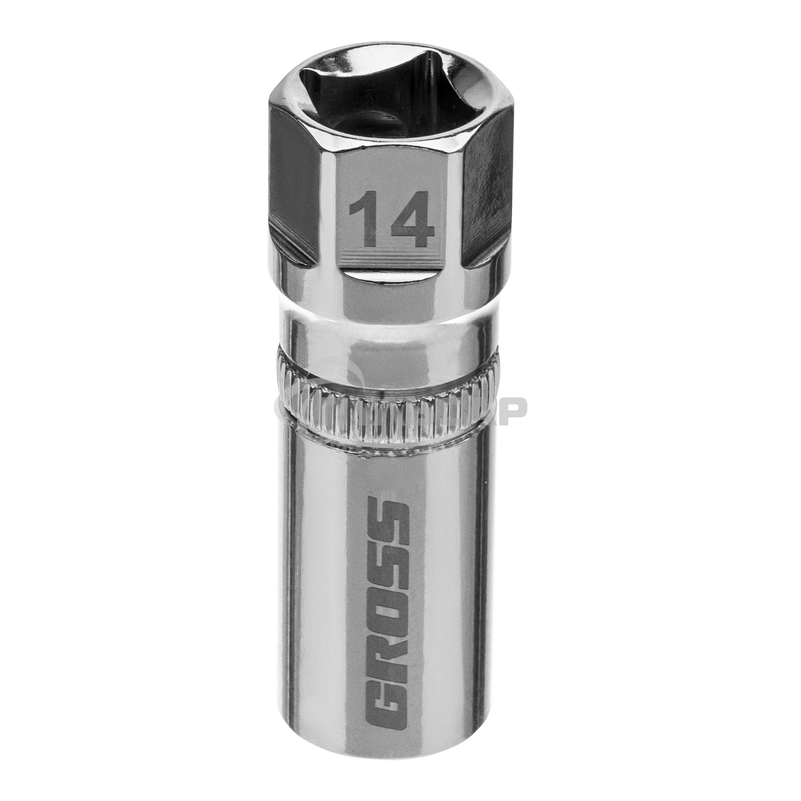 Головка торцевая свечная, магнитная,12-гранная, 14 мм, под квадрат 1/2