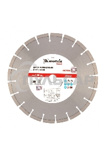 Диск алмазный Matrix ф300 х 25,4 мм, 