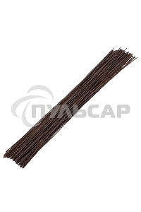 Проволока стальная в прутках 400мм/100шт, вязальная, термообработанная 2,0 мм Сибртех