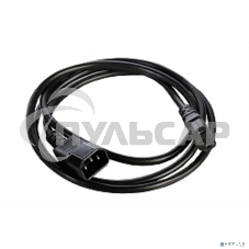 Шнур питания с заземлением IEC 60320 C13/IEC 60320 C14, 10А/250В (3x1,0), длина 3 м. (R-10-Cord-C13-C14-3)