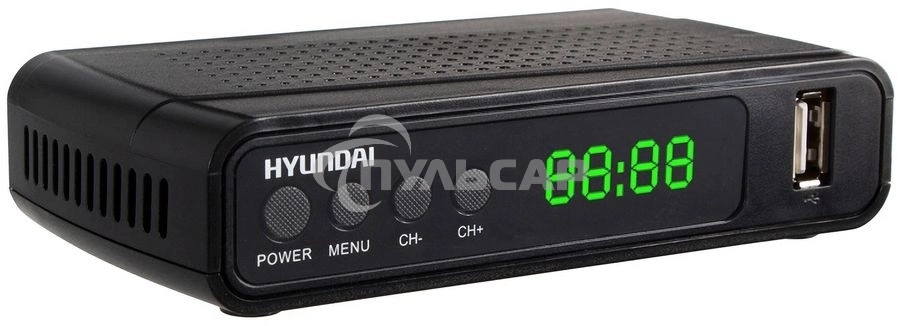 Ресивер DVB-T2 Hyundai H-DVB520 + WiFi-адаптер черный